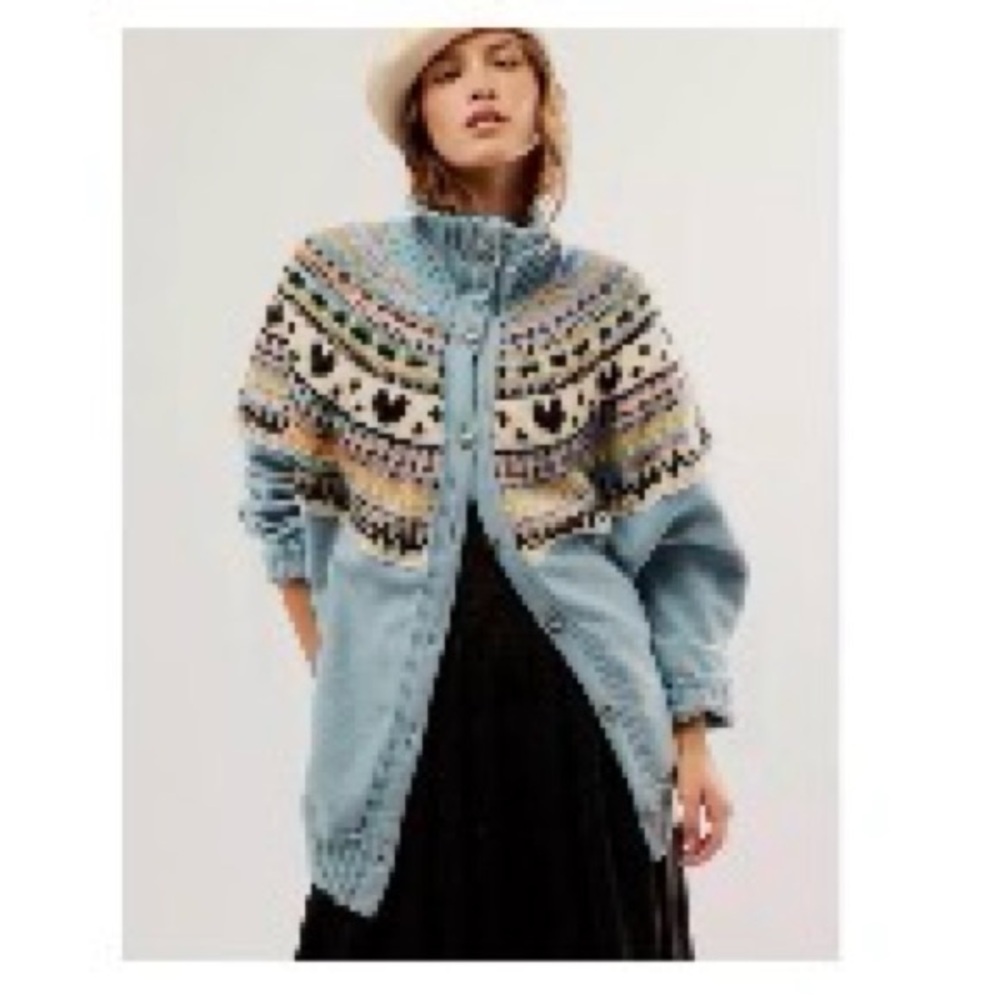Free People Emily Sweatshirt Jacket